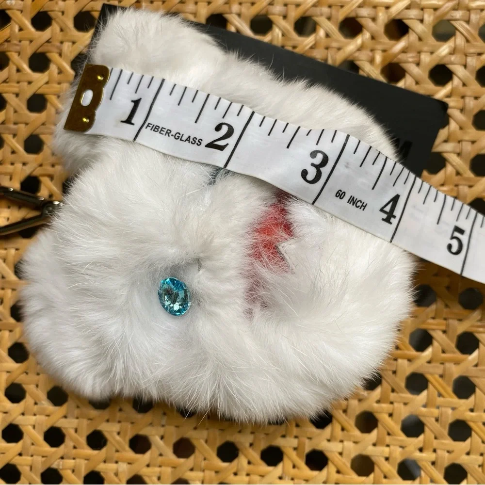 Karl Lagerfeld Choupette Collection Keychain White Plush